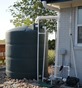 View of cistern at the WaterSense house.